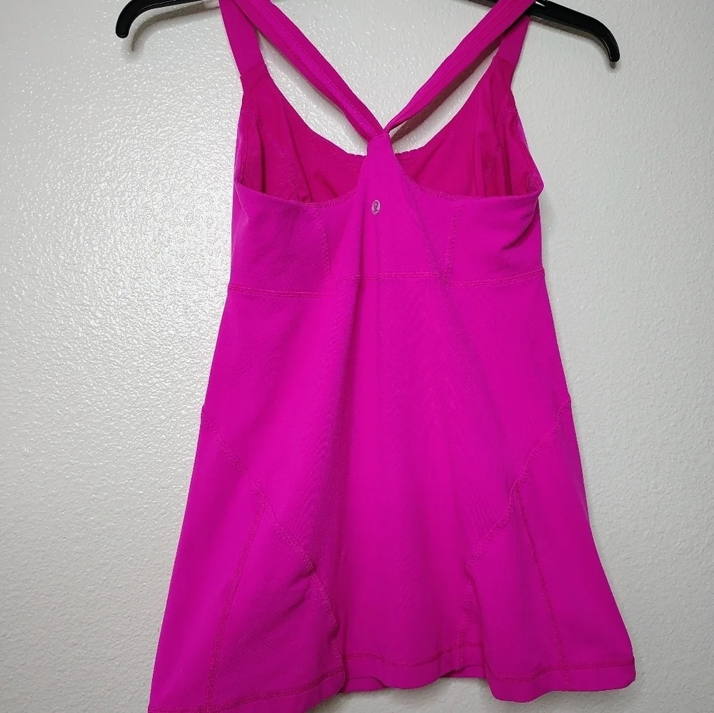 LULULEMON Women's Cross My Heart Tank Paris Pink Sz 8 💗